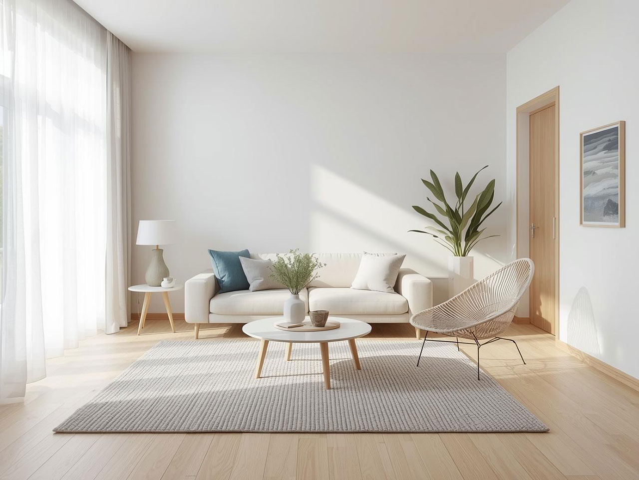 rola światła w stylu skandynawskim