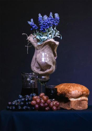 dekoracja z kwiatami