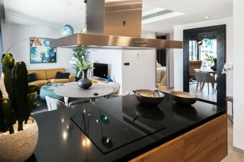 luksusowa kuchnia z wyspą