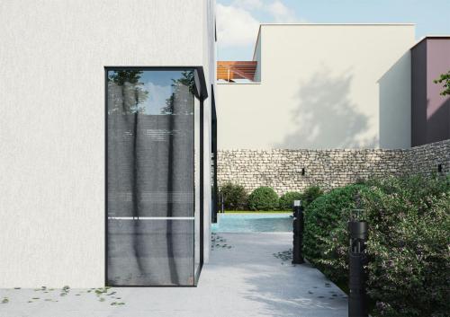 nowoczesna elewacja z przodu