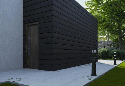 nowoczesna elewacja wejście