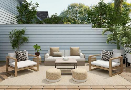 taras podłoga z płytek